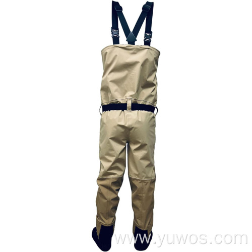 Zip-Front Breathable Chest Fishing Waders